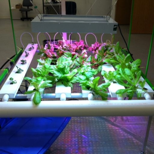 Image of an NFT hydroponic system